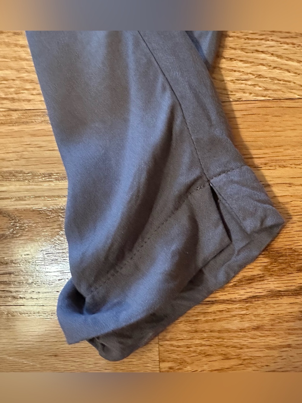 Sundance Gray 100% Rayon Tie Waist Pants Women’s Size 8 Boho Casual Tapered Leg - Picture 8 of 12